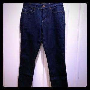LOFT - Curvy Skinny Jeans in Dark Rinse